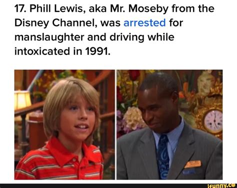 mr moseby in jail|Phill lewis aka mr moseby from the disney channel was arrested f.